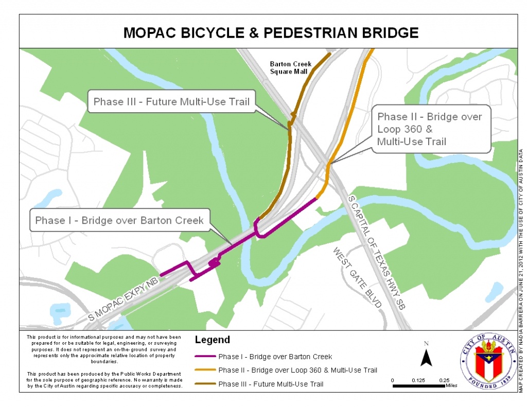 Mopac Mobility Bridges | Austintexas.gov - The Official Website Of - Austin Texas Bicycle Map