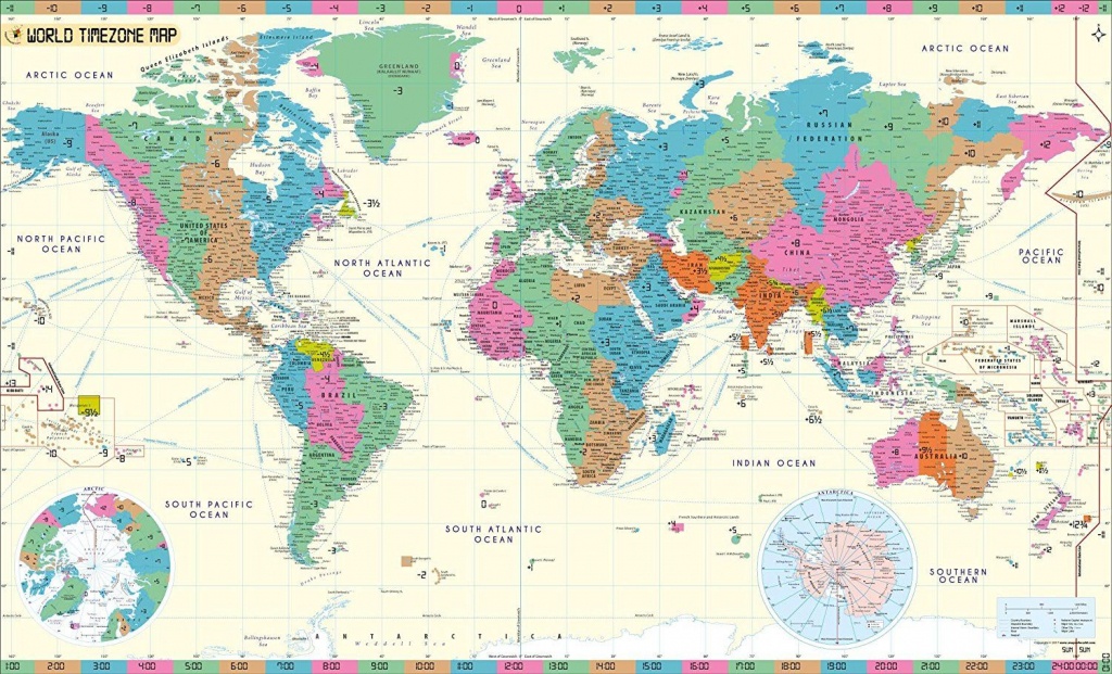 Mow Amz On | Maps | Time Zone Map, World Time Zones, World Map Poster - World Time Zone Map Printable Free