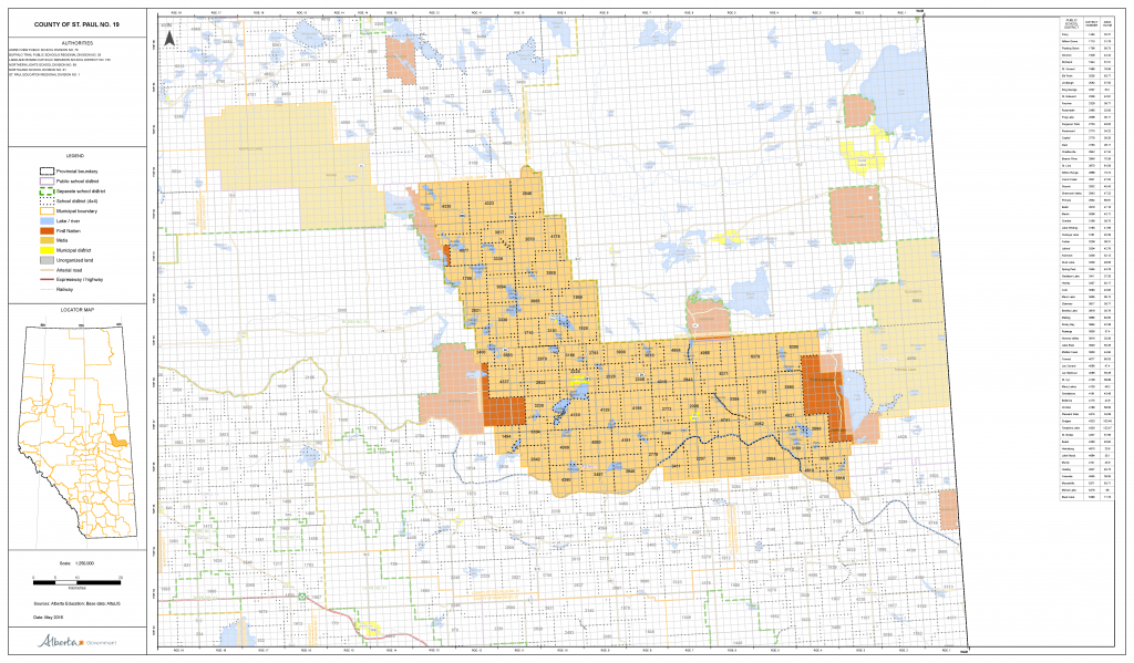 Municipal Maps - Printable Red Deer Map