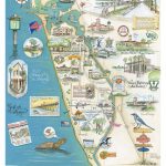 My Home Town, Beautiful And Historical Venice Florida. Custom Map   Map Of Florida Showing Venice Beach