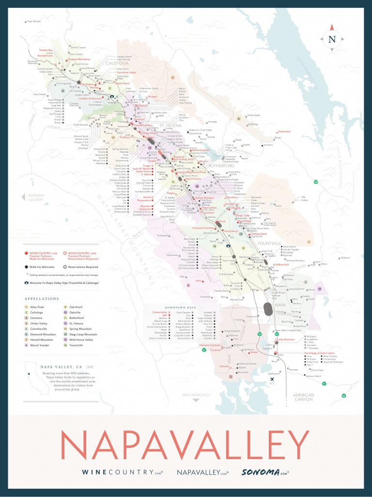 Napa Valley Wine Country Maps - Napavalley - Napa Valley California Map