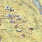 Napa Wineries.california   Napa Valley): Oceana Maps. Cambria   California Wine Map Poster