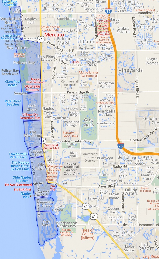 Naples Tourist City Centre Map – New Countries – New Experiences - Google Maps Naples Florida Usa