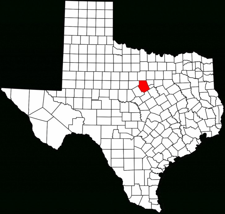 Erath County Texas Map