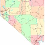 Nevada Printable Map   Printable Map Of Nevada