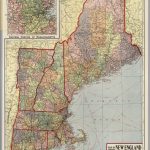 New England   David Rumsey Historical Map Collection   Printable Map Of New England States