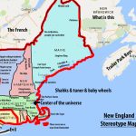 New England On World Map   Berkshireregion   Printable Map Of New England