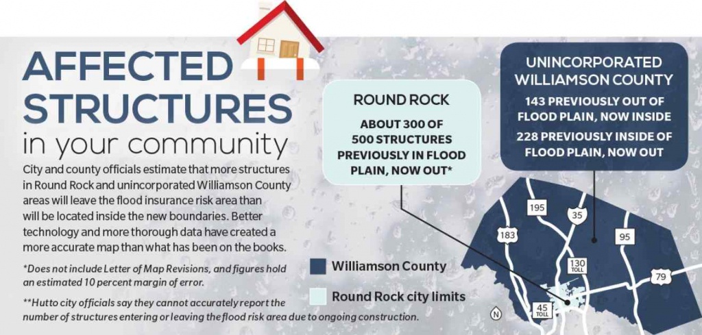 New Flood Insurance Map To Affect Hundreds | Community Impact Newspaper - Round Rock Texas Flood Map