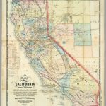 New Map Of The State Of California And Nevada Territory. / Ransom   California Territory Map