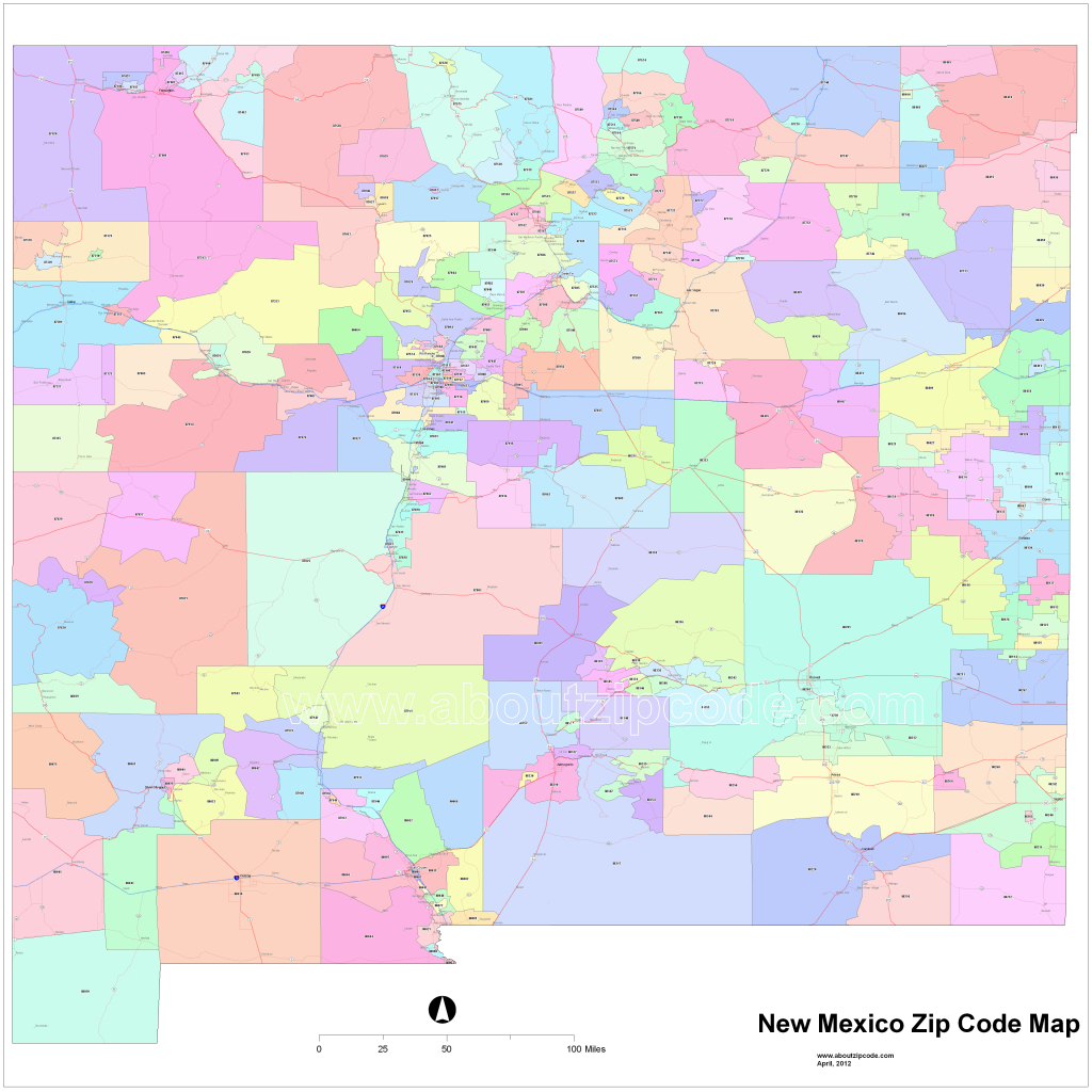 New Mexico Zip Code Maps - Free New Mexico Zip Code Maps - San Antonio Zip Code Map Printable