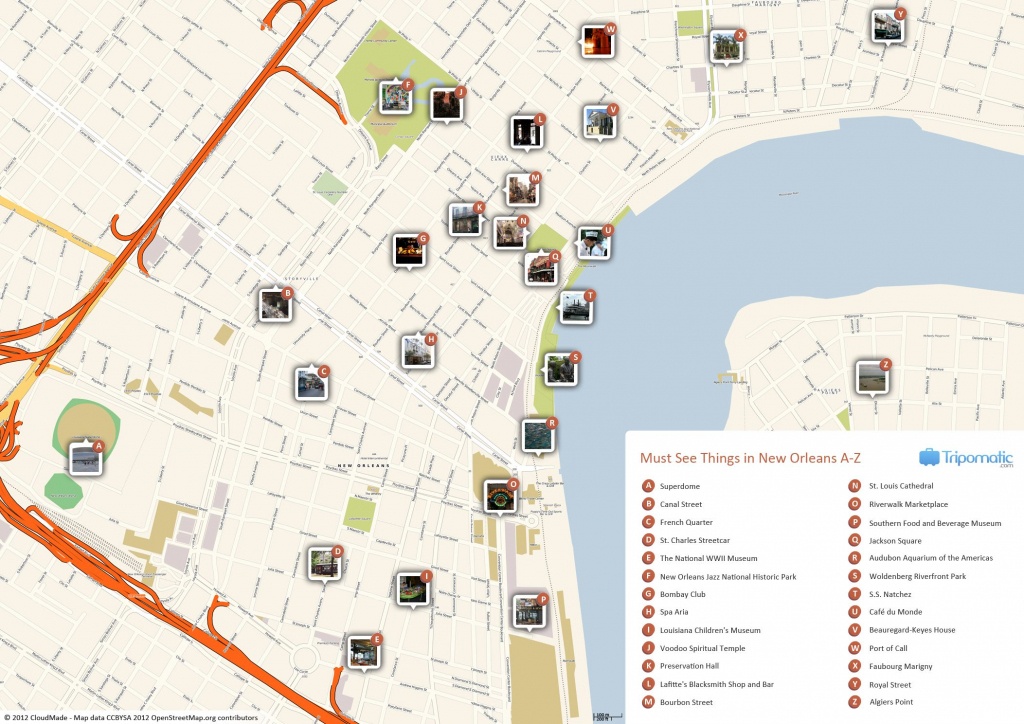 New Orleans Printable Tourist Map | Free Tourist Maps ✈ | New - Printable Map Of Boston Attractions