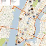 New York City Manhattan Printable Tourist Map | Sygic Travel   Printable Map Manhattan Pdf