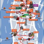 New York City Most Popular Attractions Map   Map Of Nyc Attractions Printable