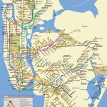 New York City Subway Map   Nyc Subway Map Manhattan Only Printable