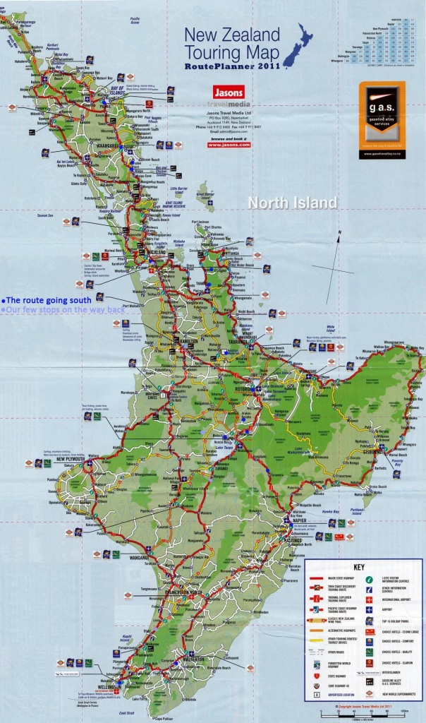 New Zealand - Map North Islan… | Natural Geography Inspirations For - New Zealand North Island Map Printable