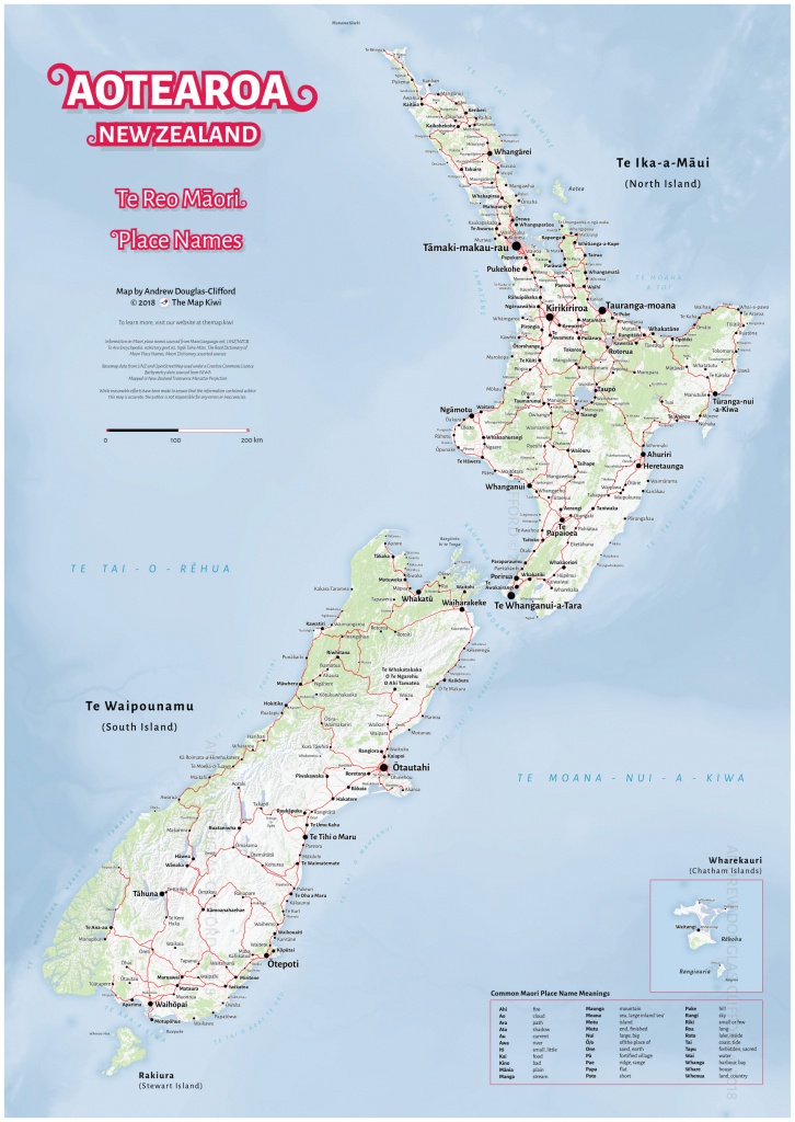 New Zealand Wall Maps Including North And South Island Maps - New Zealand South Island Map Printable