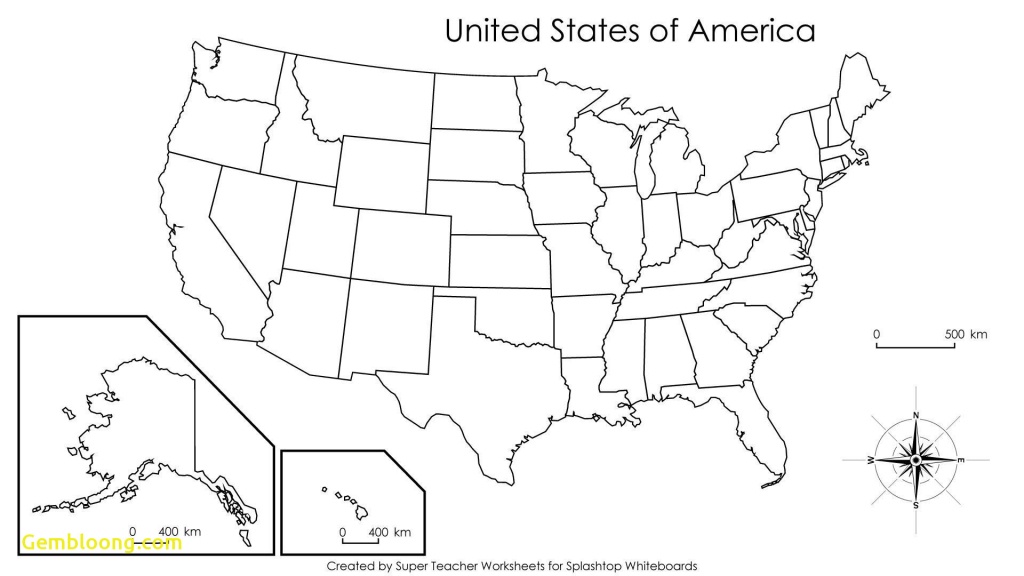 Nice Idea Free Printable Usa Map United States Quiz For State - Printable States And Capitals Map