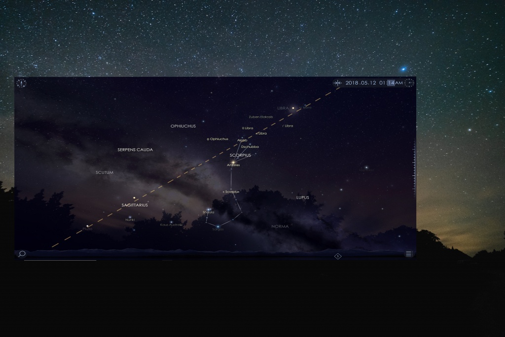 Night Sky Attempt – Jason Frels - Texas Night Sky Map