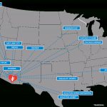Nonstop Destinations To/from Tucson International Airport (Tus)   Florida Airports Map