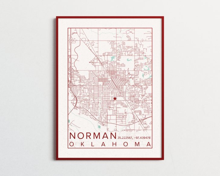 Printable Map Of Norman Ok