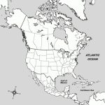 North America Blank Map, North America Atlas   Blank Map Of North America Printable