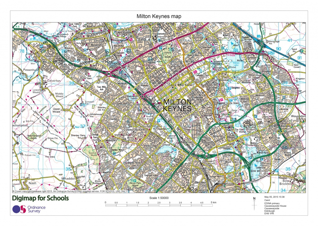 North Arrow Now On Printed Maps » Digimap For Schools Blog - Printable Os Maps