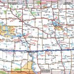 North Dakota Road Map   Printable Map Of North Dakota