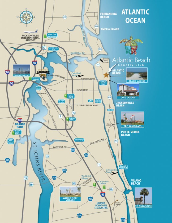 Map To Jacksonville Florida