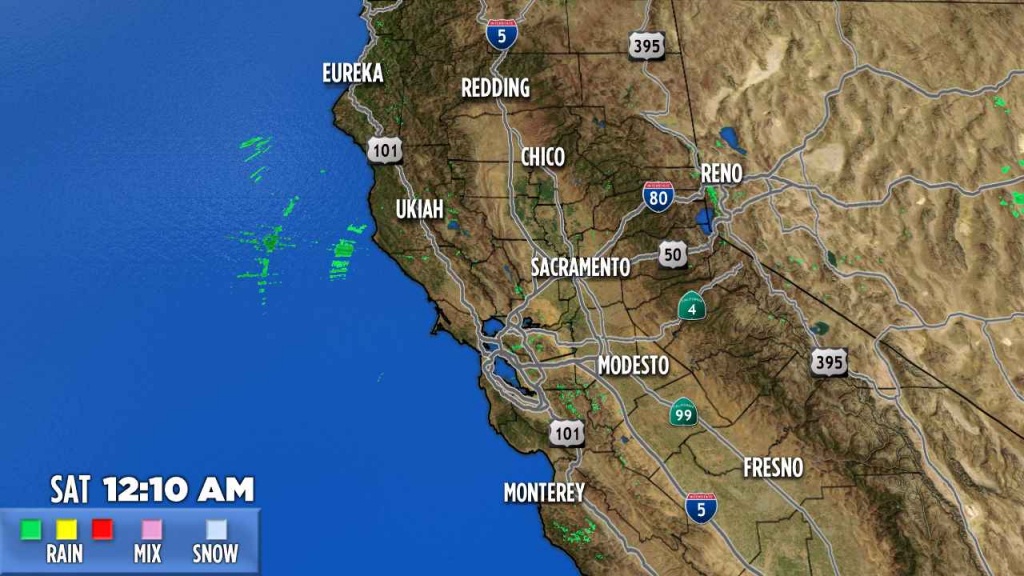 Northern California | Abc7News - California Coast Weather Map