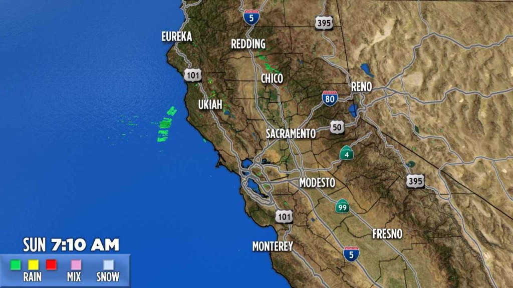 Northern California | Abc7News - Satellite Weather Map California
