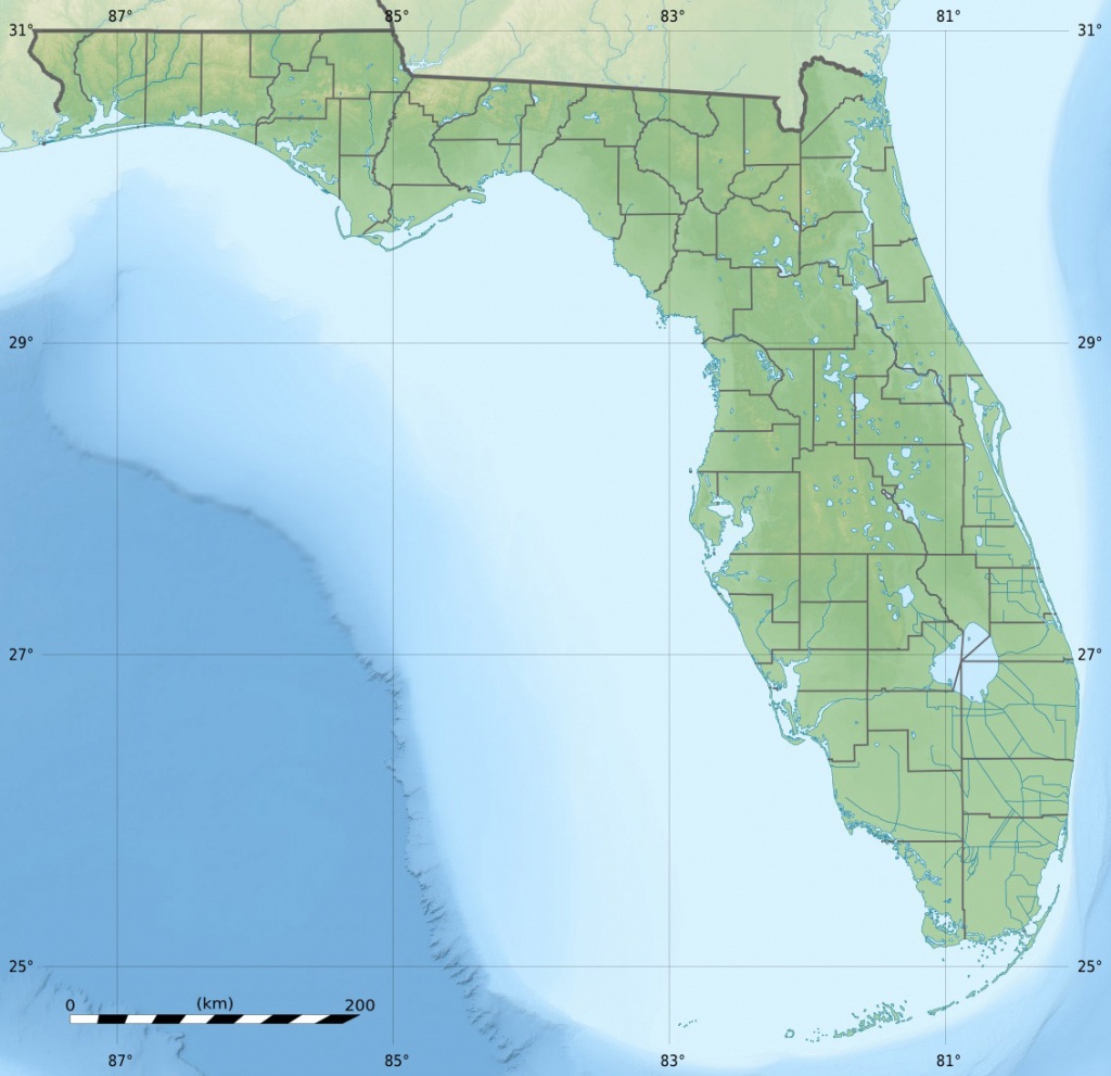 Northwest Florida Beaches International Airport - Wikipedia - Map Of Northwest Florida Beaches