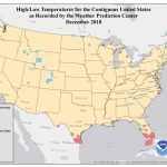 Nws Wpc On Twitter: "our National High/low Graphics Have Been   Top Spot Maps Texas