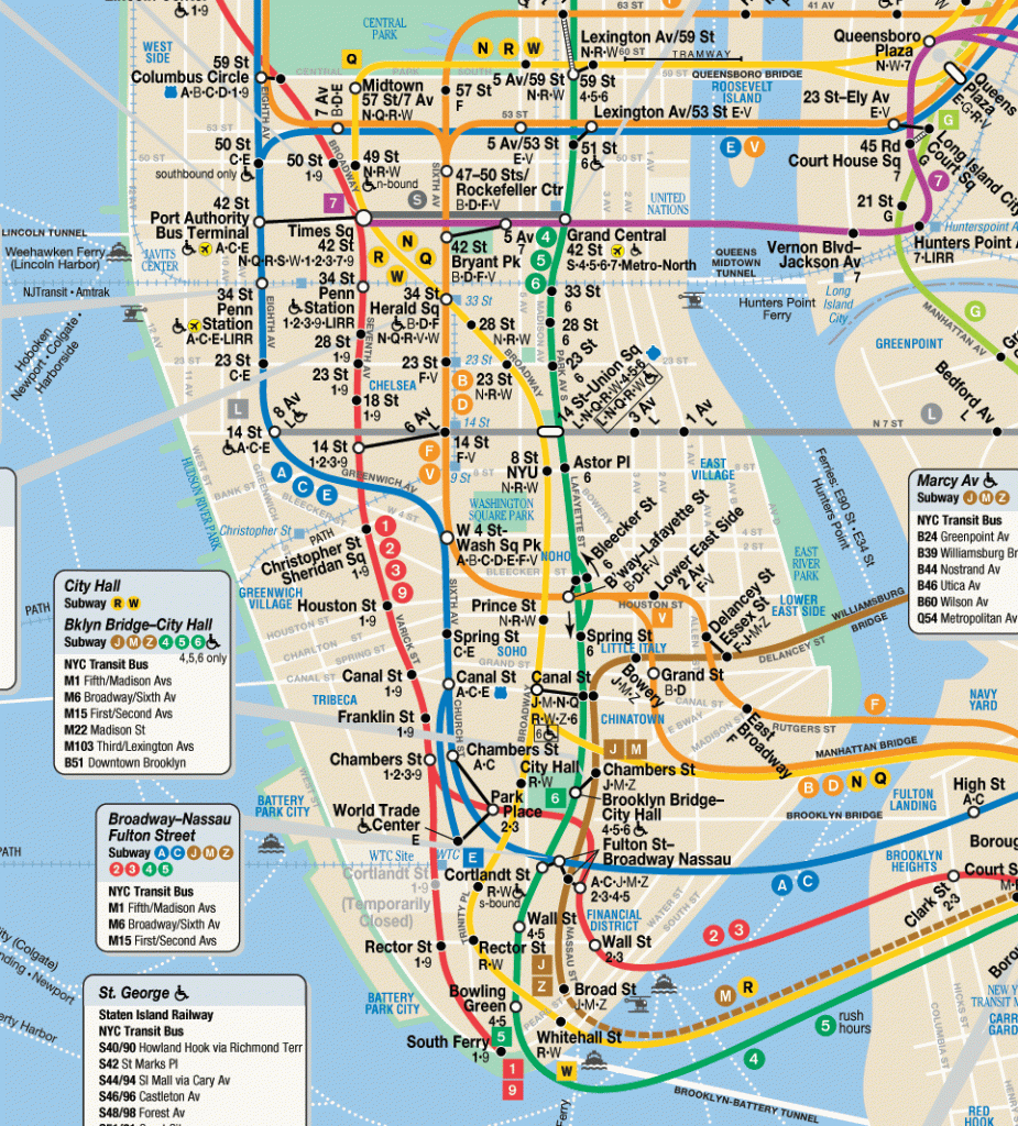 Nyc Subway Manhattan In 2019 | Scenic Route To Where I&amp;#039;ve Been | Nyc - Nyc Subway Map Manhattan Only Printable