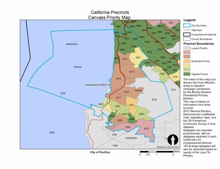 Pacifica California Map