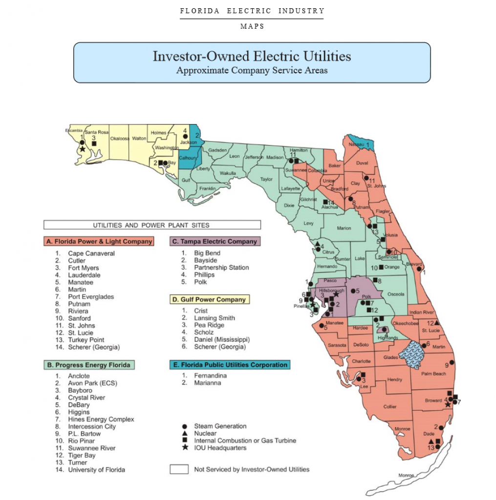 Of The Major Florida Utilities, Take Nextera - Nextera Energy, Inc - Duke Energy Florida Coverage Map
