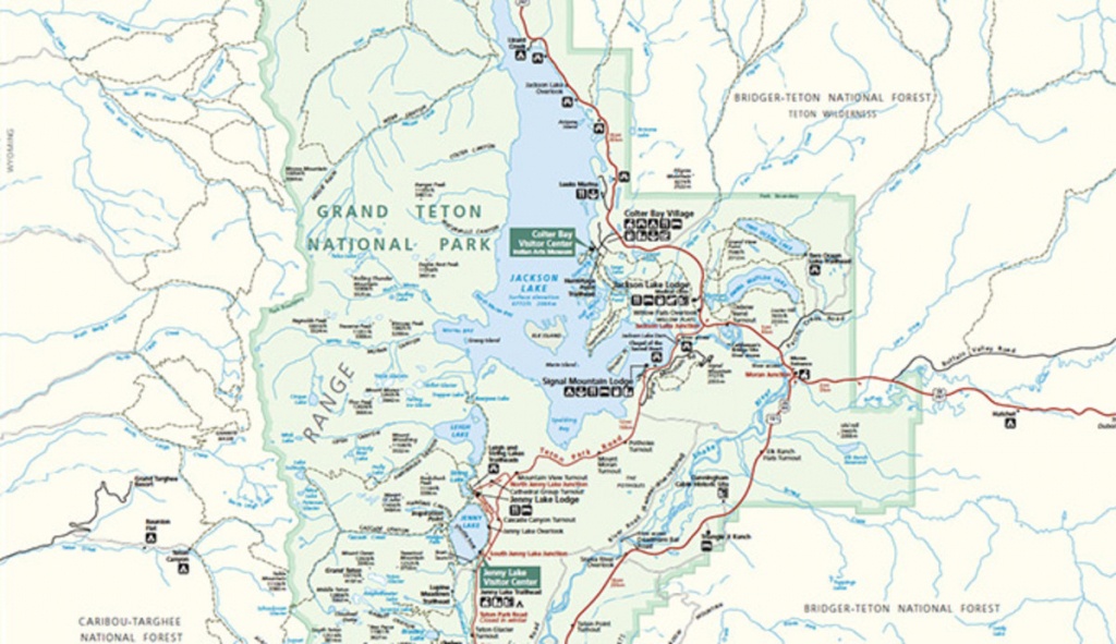 Official Grand Teton National Park Map Pdf - My Yellowstone Park - Printable Map Of Grand Teton National Park