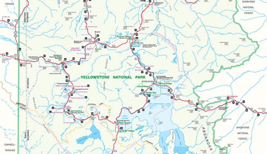 Official Yellowstone National Park Map Pdf - My Yellowstone Park - Printable Map Of Yellowstone