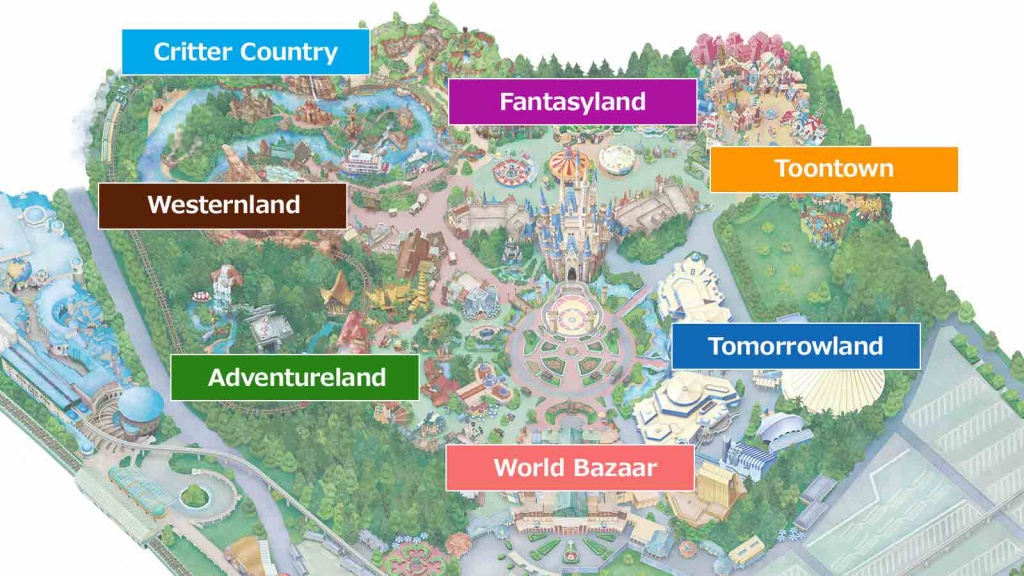 Official]Map|Tokyo Disneyland - Printable Disneyland Map 2014