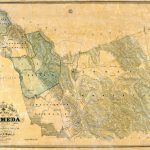 Old County Map   Alameda California   1857   Old California Map