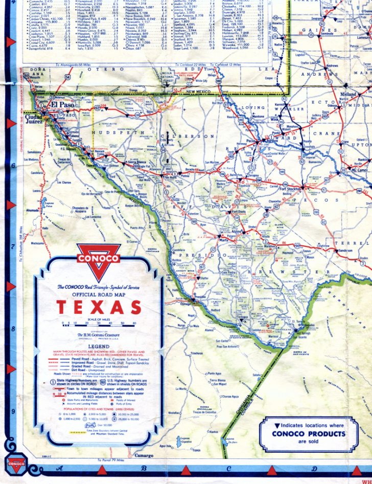 Road Map Of Texas Highways