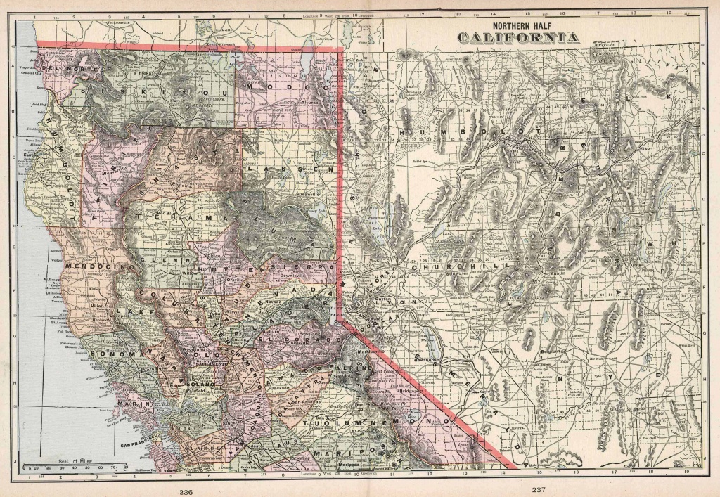 Old Historical City, County And State Maps Of California - Historical Maps Of Southern California