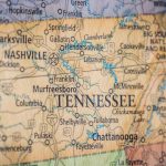 Old Historical City, County And State Maps Of Tennessee   Printable Map Of Tennessee With Cities