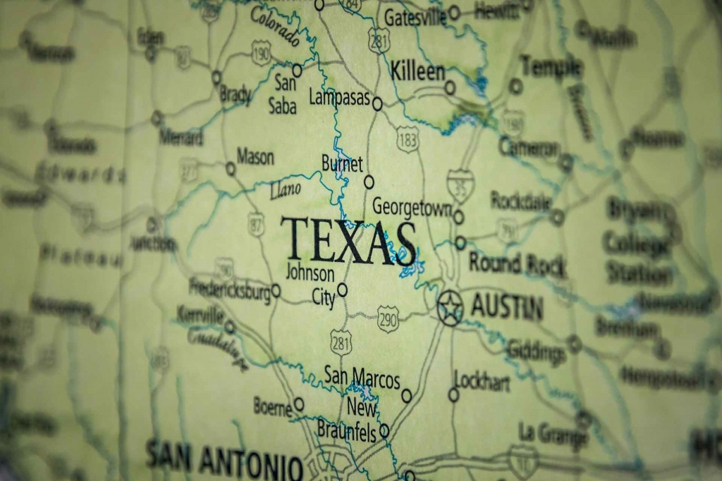 Old Historical City, County And State Maps Of Texas - Yahoo Map Texas