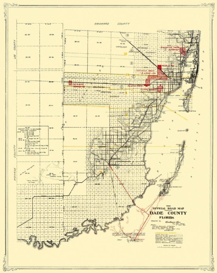 Map Of Dade County Florida