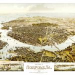 Old Map Of Norfolk, Virginia And Surrounding Areas In 1892   Printable Map Of Norfolk Va