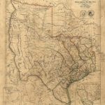 Old Texas Wall Map 1841 Historical Texas Map Antique Decorator Style   Republic Of Texas Map Framed