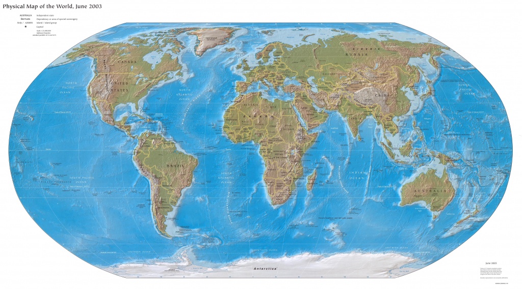 Online Map Of Physical World - World Maps Online Printable