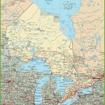 Ontario Road Map   Free Printable Map Of Ontario