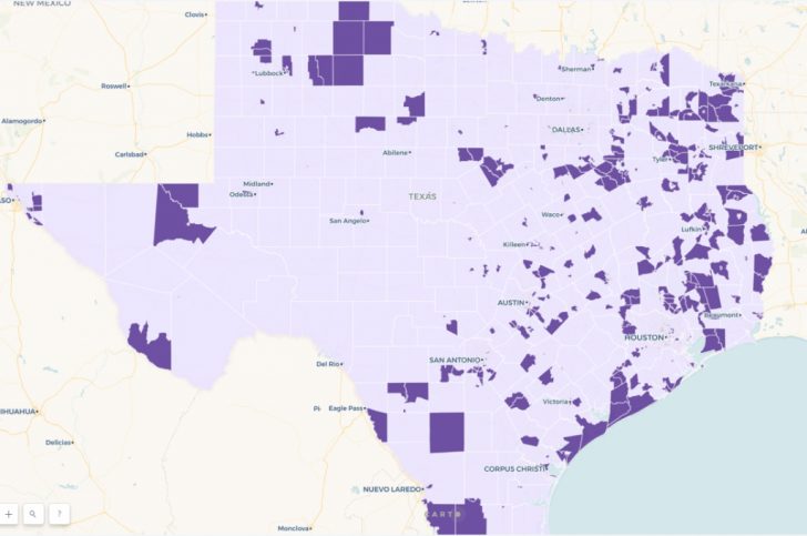 Texas Opportunity Zone Map