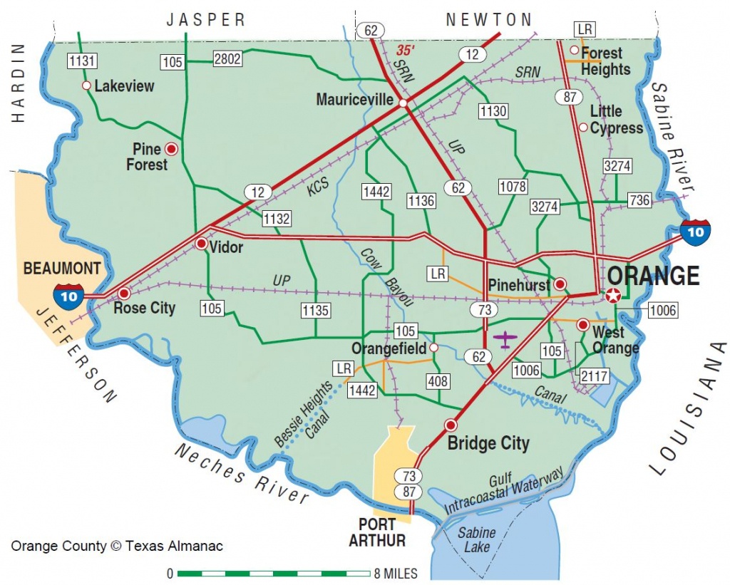 Orange County | The Handbook Of Texas Online| Texas State Historical - Texas Pheasant Population Map